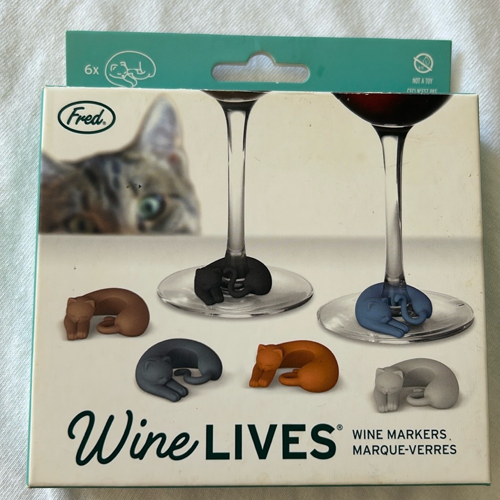 Cat wineglass markers🐈‍⬛🐈🐈‍⬛🐈